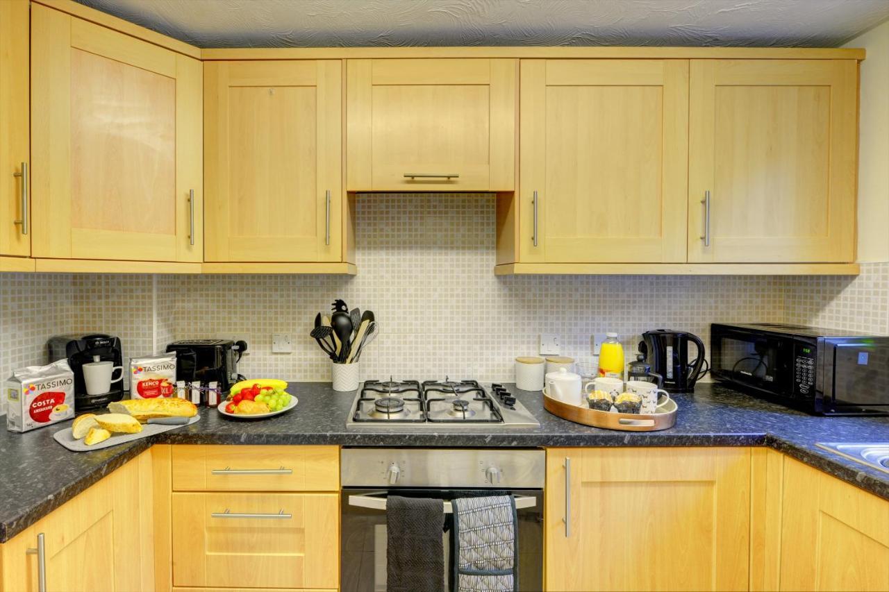 Modern 2 Bed House Sleeps 6 Southam Town Centre - Inspire Homes Ltd Eksteriør bilde